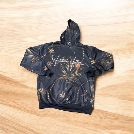 Habitual Hustler 420 Gold Hoodie