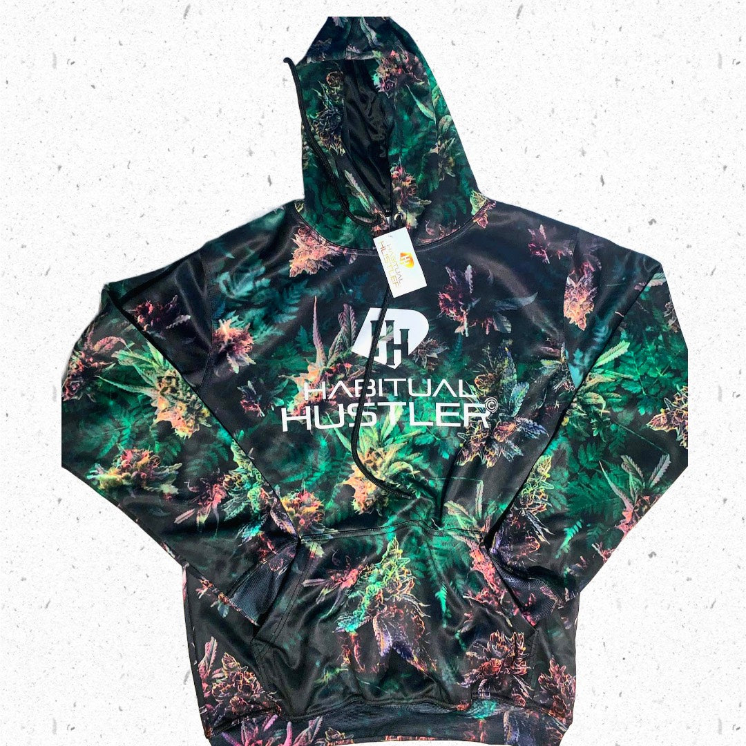 Habitual Hustler 420 Green Hoodie